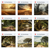 Ultimate Dirt Roads Background Bundle