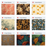 Ultimate Vintage Wallpaper Texture Bundle