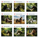 Ultimate Wild Horses Background Bundle