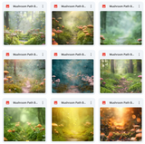 Ultimate Mushroom Path Background Bundle