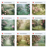 Ultimate Peonies Background Bundle