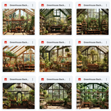 Greenhouse Background & Overlays Asset Pack