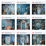 Ultimate Nautical Portrait Background Bundle