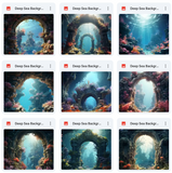 Ultimate Deep Sea Background Bundle