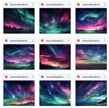 Ultimate Aurora Borealis Background Bundle