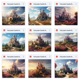 Ultimate Fairytale Castle Background Bundle