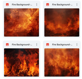 Ultimate Fire Background Bundle