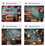 Ultimate Retro Studio Background Bundle