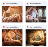 Ultimate Fairytale Bed Background Bundle