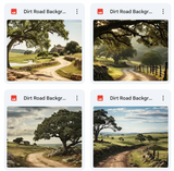 Ultimate Dirt Roads Background Bundle