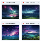 Ultimate Aurora Borealis Background Bundle