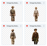 Ultimate Vintage Boy Model Overlays Bundle