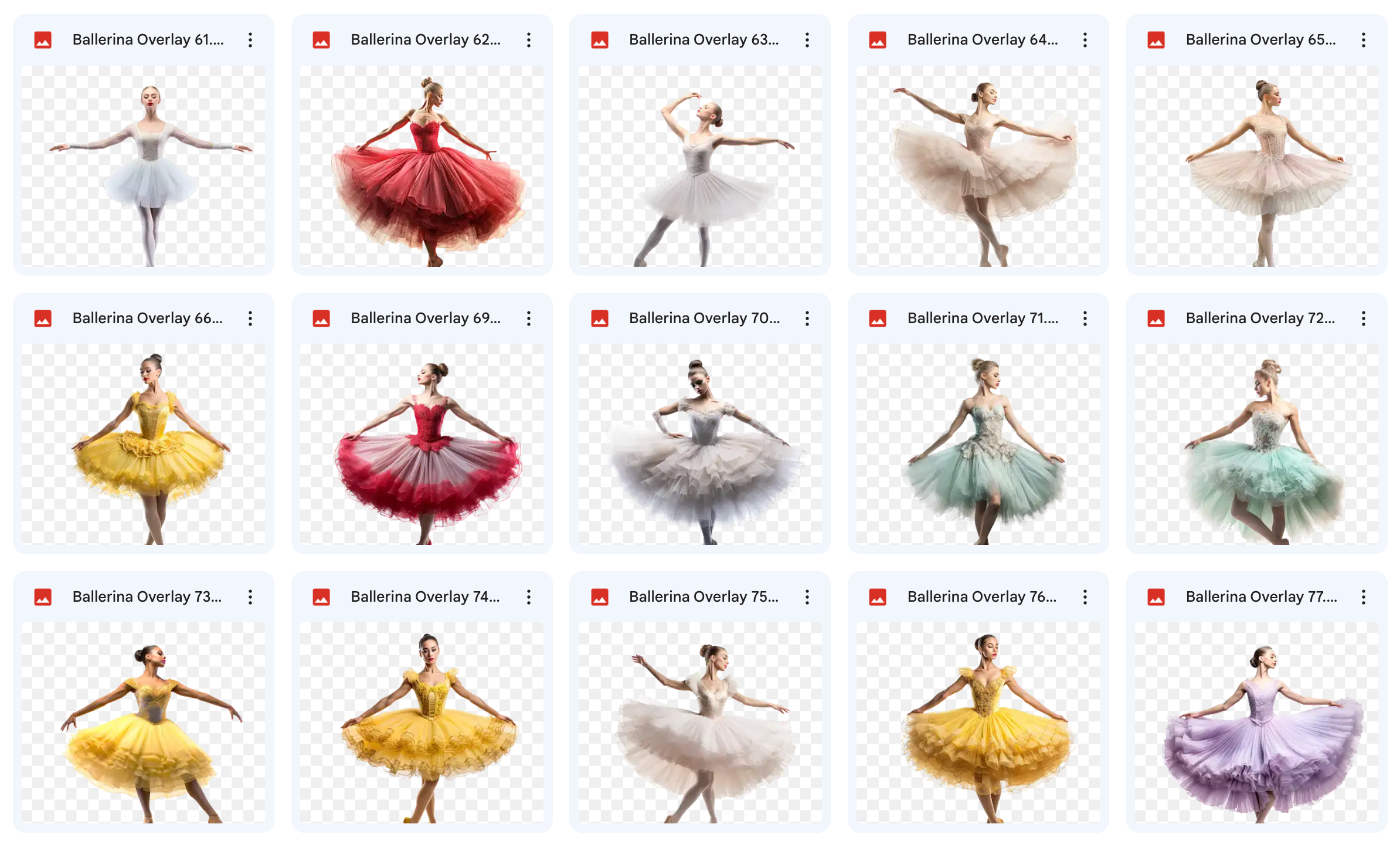 Ballerina Asset Pack - Meg Bitton Productions