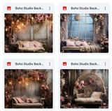 Ultimate Boho Studio Background Bundle