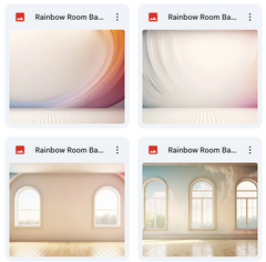Rainbow Room Background & Overlay Asset Pack