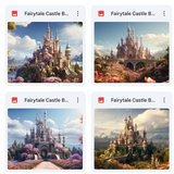 Ultimate Fairytale Castle Background Bundle