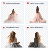 Ultimate Spring Gown Model Overlays