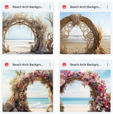 Ultimate Beach Arch Background Bundle