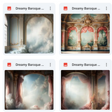 Ultimate Dreamy Baroque Background Bundle