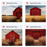 Ultimate Big Red Barn Background Bundle