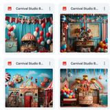 Ultimate Carnival Studio Background Bundle