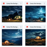 Ultimate Camp Site Background Bundle