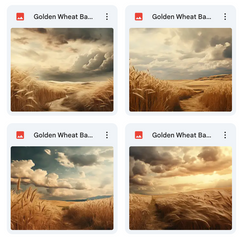 Ultimate Golden Wheat Background Bundle