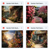 Ultimate Garden Path Background Bundle