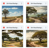 Ultimate Dirt Roads Background Bundle