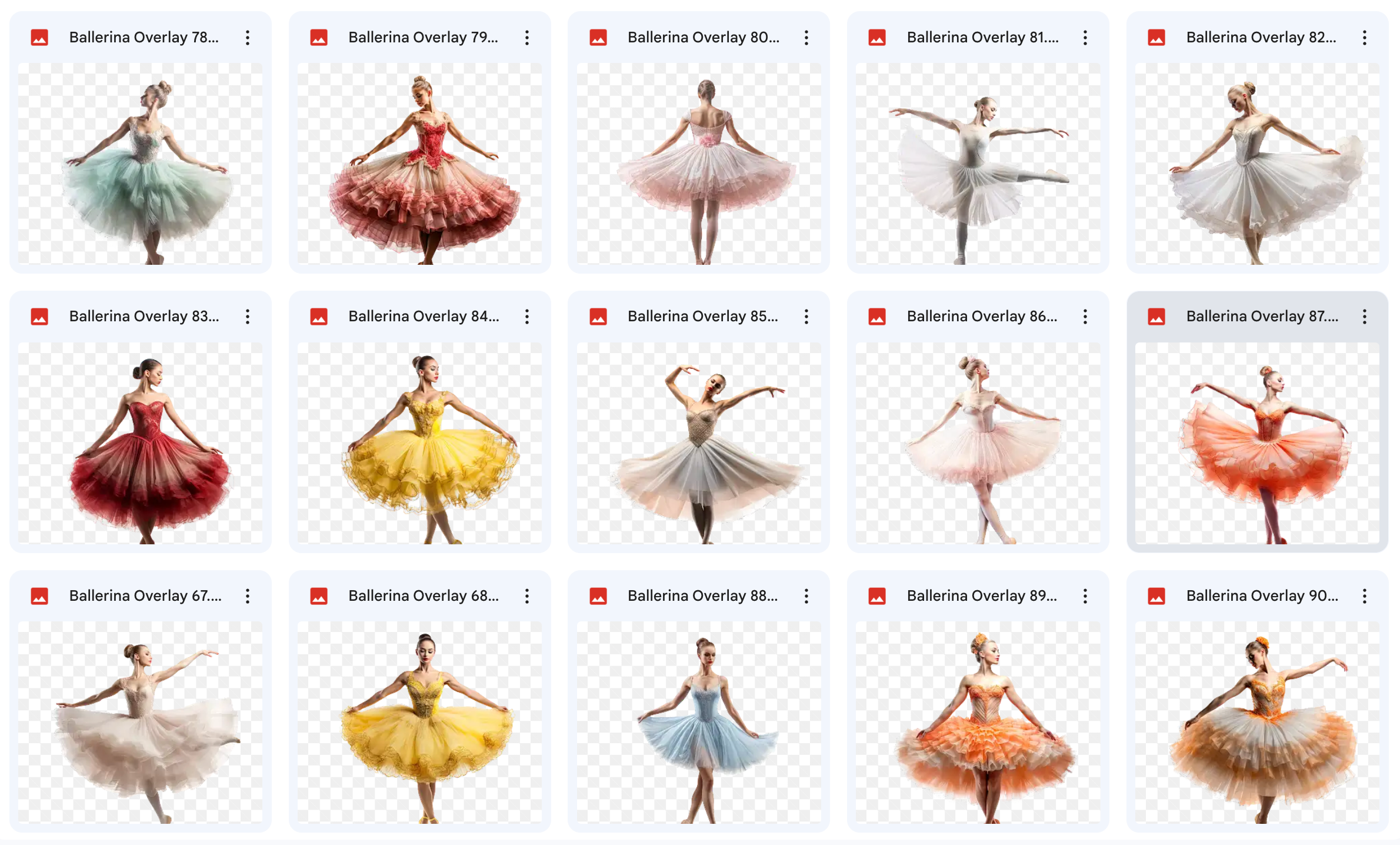 Ballerina Asset Pack - Meg Bitton Productions