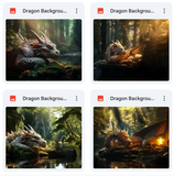 Ultimate Dragon Background Bundle