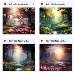 Ultimate Fairytale Meadow Background Bundle