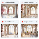 Ultimate Elegant Columns Background Bundle