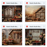 Ultimate Rustic Studio Background Bundle