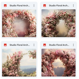 Ultimate Studio Floral Arch Background Bundle