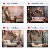 Ultimate Boho Studio Background Bundle