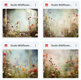 Ultimate Studio Wildflowers Background Bundle