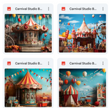 Ultimate Carnival Studio Background Bundle