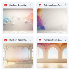 Rainbow Room Background & Overlay Asset Pack