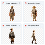 Ultimate Vintage Boy Model Overlays Bundle