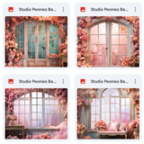 Ultimate Studio Peonies Background Bundle