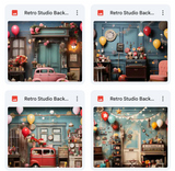 Ultimate Retro Studio Background Bundle