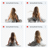 Ultimate Spring Gown Model Overlays