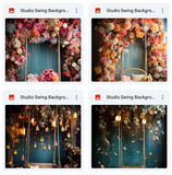 Ultimate Studio Swing Portrait Background Bundle