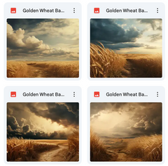 Ultimate Golden Wheat Background Bundle