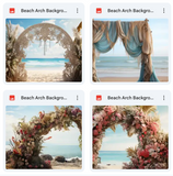 Ultimate Beach Arch Background Bundle