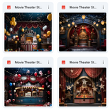 Ultimate Movie Theater Studio Background Bundle