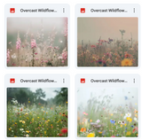 Ultimate Overcast Meadows Background Bundle