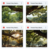 Forest Fairy Background & Overlay Asset Pack