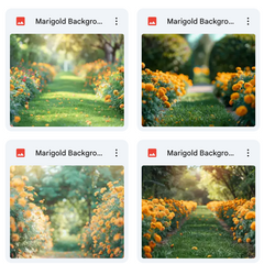 Ultimate Marigold Background Bundle